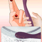 8 Seconds to Orgasm G-Spot Vibrator finger-shaped silicone for clitoral and nipple stimulation waterproof design