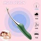 High-Frequency G-Spot Vibrator with ergonomic design for clitoral, nipple, and oral licking stimulation, featuring mute operation under 50dB.