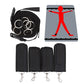 Couples BDSM Bondage Set with mask, feather tickler, handcuffs, and ankle restraints for intimate play