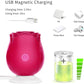Vibromasseur suceur en forme de rose – Stimulateur clitoridien et tétons avec sensation de léchage buccal