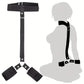 All-in-One 18-Piece Bondage & Strap-On Kit adjustable harness hand and leg restraints BDSM accessories
