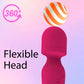 Vibrador AV Magic Wand: estimulador de clítoris de silicona y masajeador del punto G