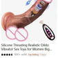 Realistic Telescopic Rotating Vibrator Dildo — Heated, Rotating & Telescopic Pleasure Stick