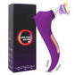 Powerful purple clitoris sucking vibrator with ergonomic design and packaging box