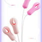 Enhancer nipple stimulator breast massage clamp vibrator in two colors for women