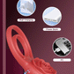 Adjustable Silicone Cock Ring & Extender – Delay Ejaculation & Dual Stimulation Device