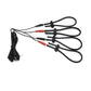 Varied Electro-Shock Penis Ring with electro-stim cables for prostate and urethra stimulation