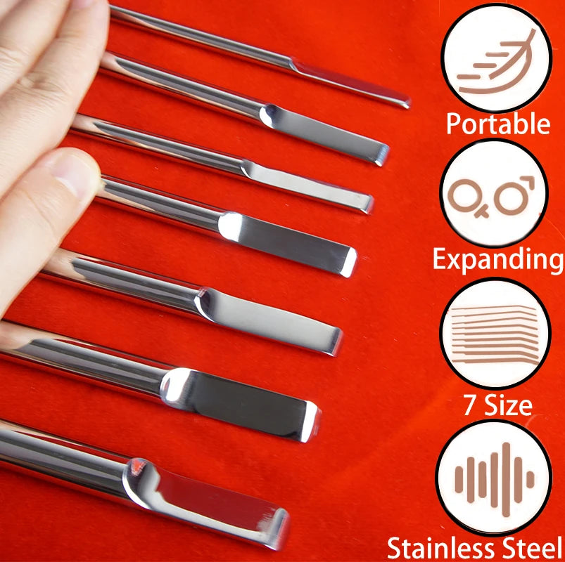 Stainless Steel Long Urethral Sound & Penis Plug Rod — Advanced Urethral Toy for Men