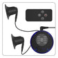 Electric shock nipple clamps with remote control for breast and body stimulation set
