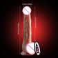 Realistic Telescopic Rotating Vibrator Dildo — Heated, Rotating & Telescopic Pleasure Stick