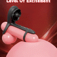 Adjustable Silicone Cock Ring & Extender – Delay Ejaculation & Dual Stimulation Device