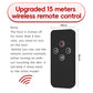 Wireless remote control for electric shock nipple clamps with vibration and multiple modes, measuring 40cm by 8.6cm