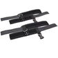 Adjustable black nylon handcuff and collar bondage kit for couples restraint