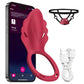 Wireless App Wearable Panty Vibrator with clitoral stimulator, penis ring set, smartphone control, remote intensity adjustment, USB charging cable