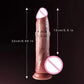 Realistic Telescopic Rotating Vibrator Dildo — Heated, Rotating & Telescopic Pleasure Stick