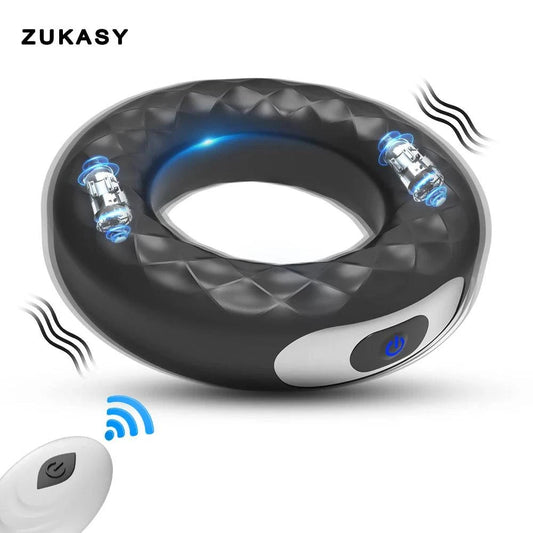 Vibrating Cock Ring — Stronger Erection & Ejaculation Delay for Men & Couples
