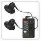 Electric shock nipple clamps with control unit for breast and body stimulation set