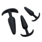 3-Piece Silicone Anal Plug Set – Soft &amp; Flexible Butt Plugs