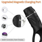 Black Vibrator Penis Sleeve with integrated vibrator and cock ring for ejaculation extension and enhanced G-spot and testicle stimulation