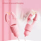 Pink vibrating nipple clamps vibrator for sensual foreplay with adjustable intensity and multi-mode stimulation