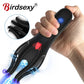 Glans Trainer Vibrator with soft fingertip massager for penis and G-spot stimulation in black held in hand