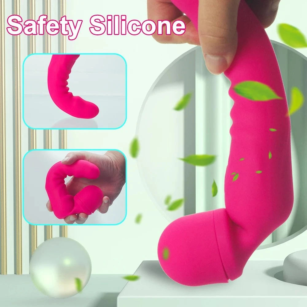 Vibrador AV Magic Wand: estimulador de clítoris de silicona y masajeador del punto G