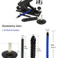 Automatic sex machine with adjustable thrust gun, remote and app control, multiple attachments, and customizable settings for personalized pleasure