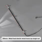 Electric shock stimulator metal rod for anal and urethral use with 250mm length and 6-7mm diameter
