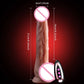 Realistic Telescopic Rotating Vibrator Dildo — Heated, Rotating & Telescopic Pleasure Stick