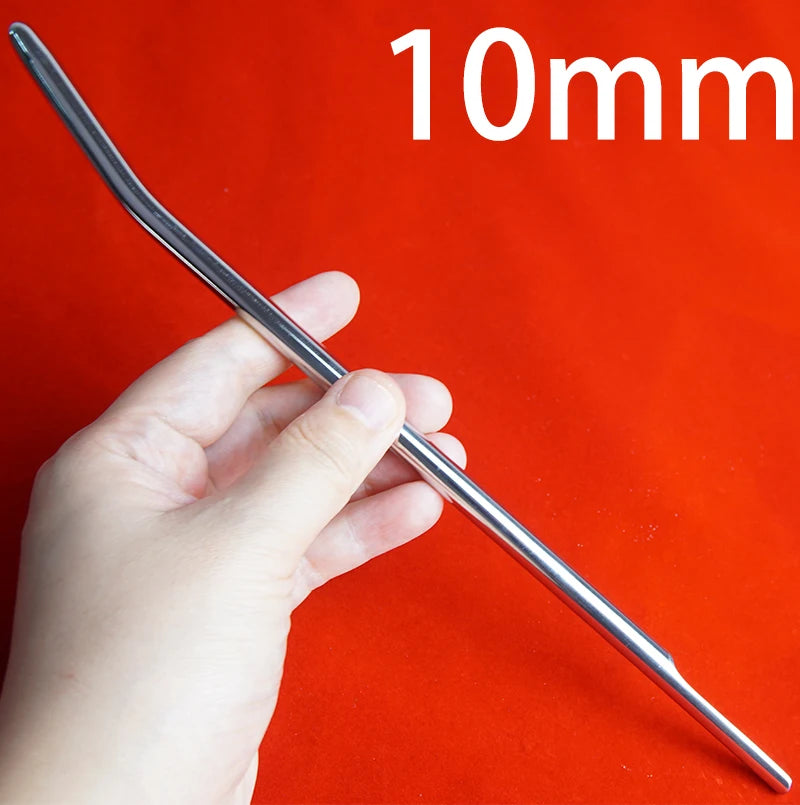 Stainless Steel Long Urethral Sound & Penis Plug Rod — Advanced Urethral Toy for Men