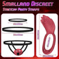 Wireless app wearable panty vibrator with stretchy panty straps and clitoral stimulator penis ring set dimensions