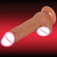 Realistic Telescopic Rotating Vibrator Dildo — Heated, Rotating & Telescopic Pleasure Stick
