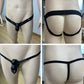Adjustable Male Chastity Device Auxiliary Belt Strap & Scrotum Ring
