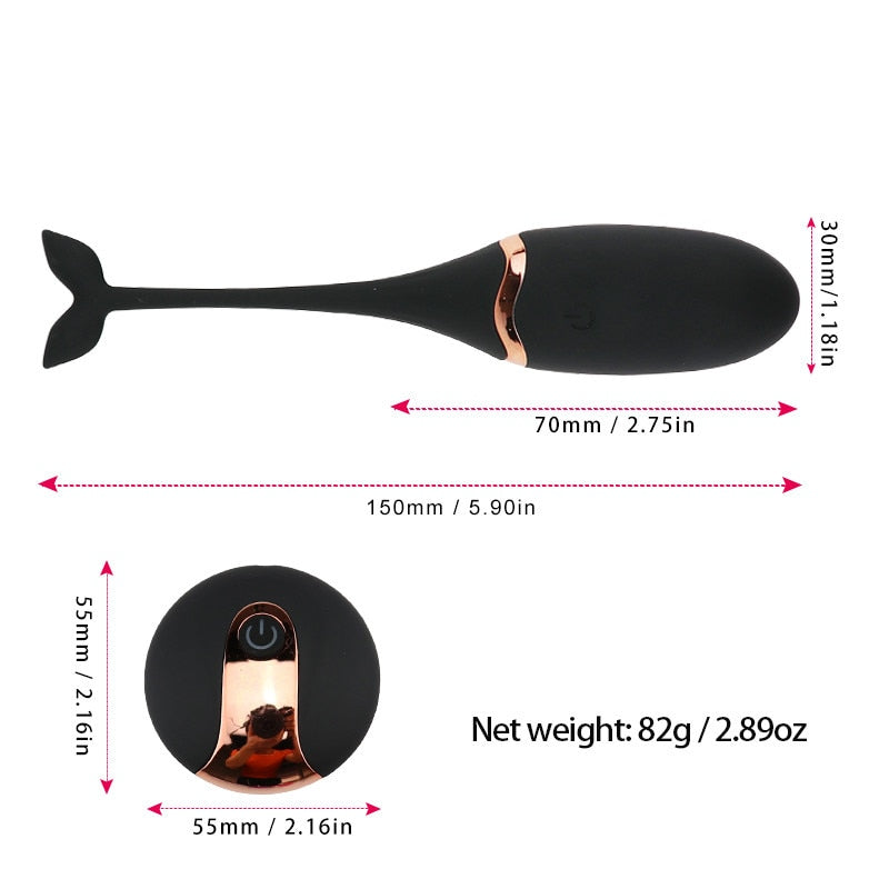 Bullet Egg Vibrator - Remote control