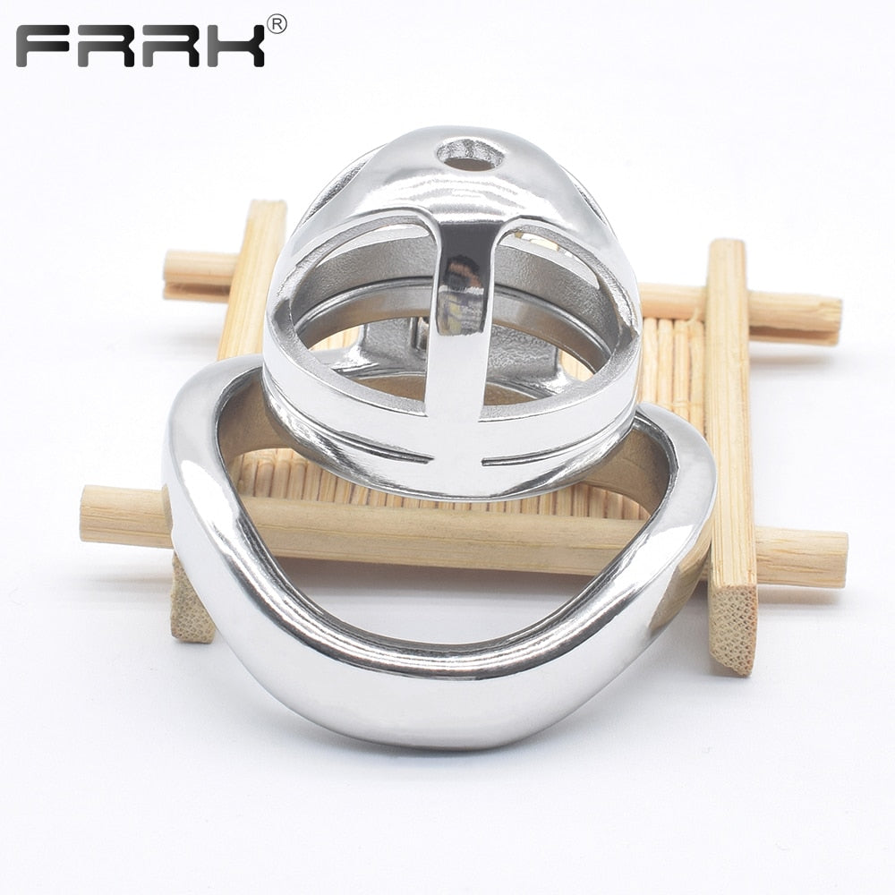 Chastity Cock Cage Metal Bondage Belt Devices