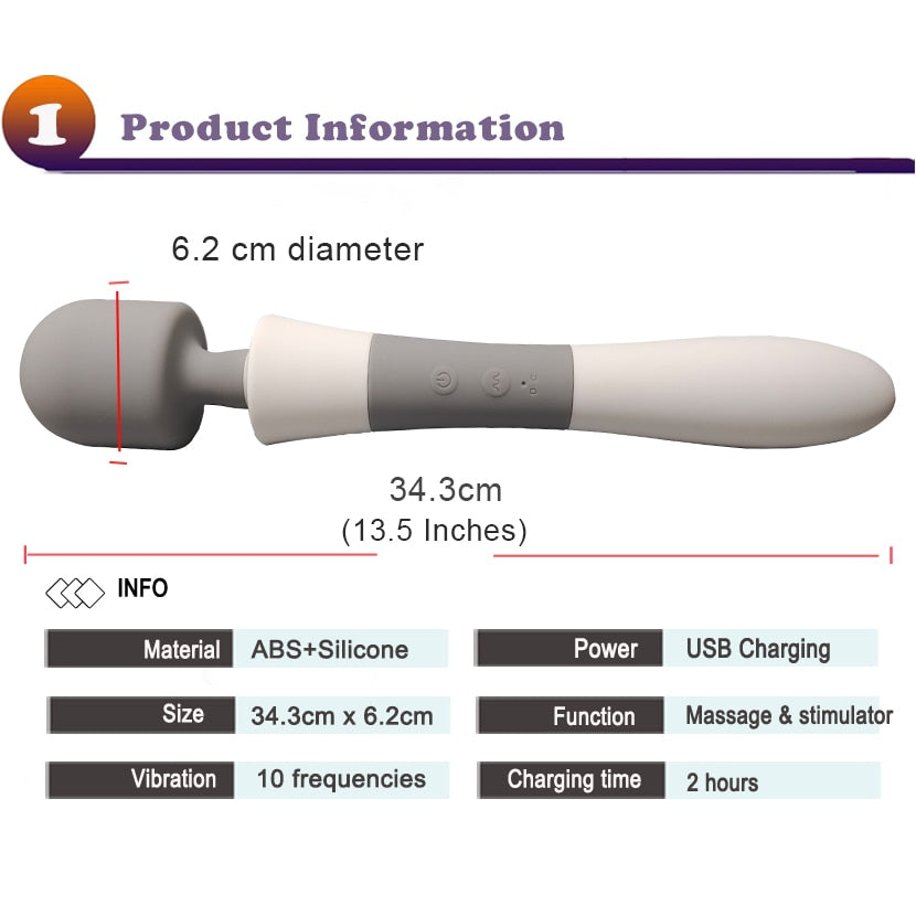 Big Magic Wand Powerful Vibrators for Women