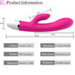 Double Fun-Rabbit Vibrator Rechargable