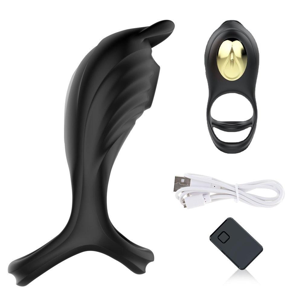 Penis Ring Vibrator for Adult  Remote Contro operated