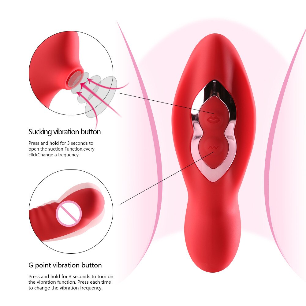 Dual Pleasure Clit G spot Vibrator