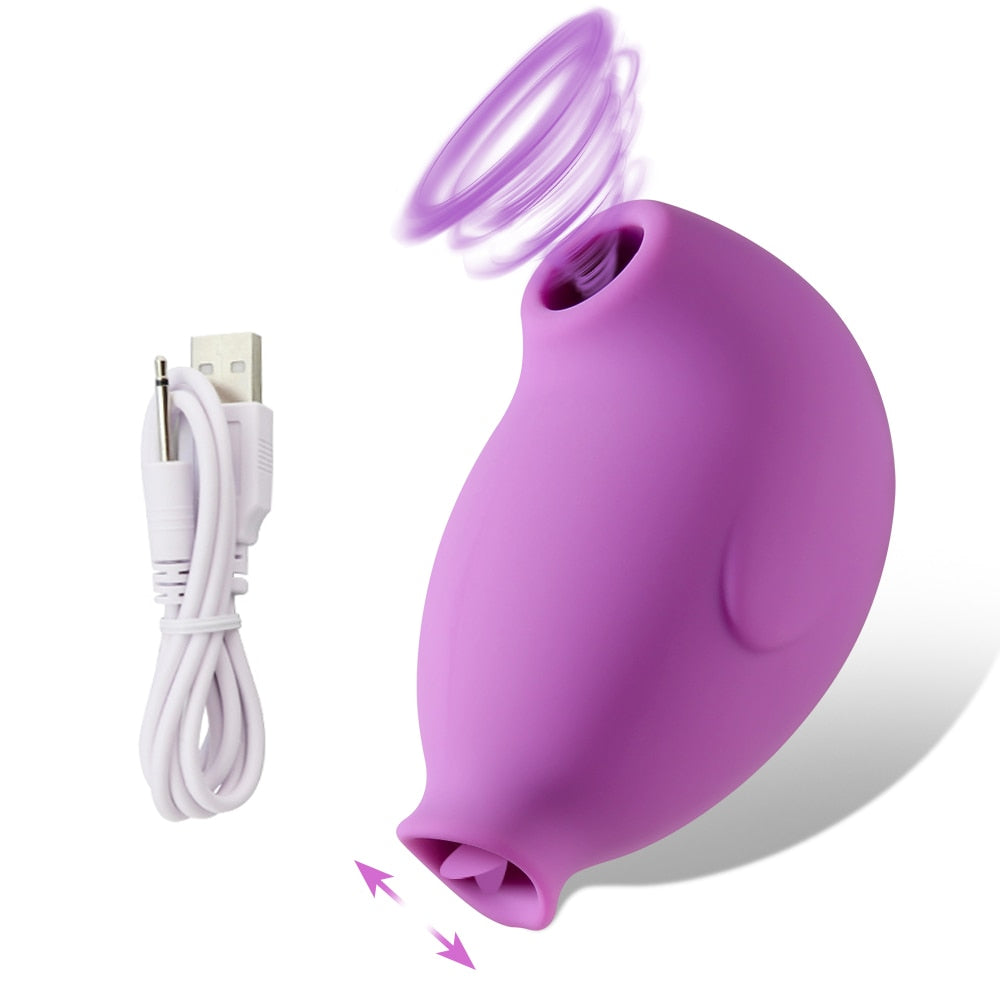 Tongue Licking Clitoral Vibrator