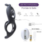 Vibrating cock ring with bunny ears