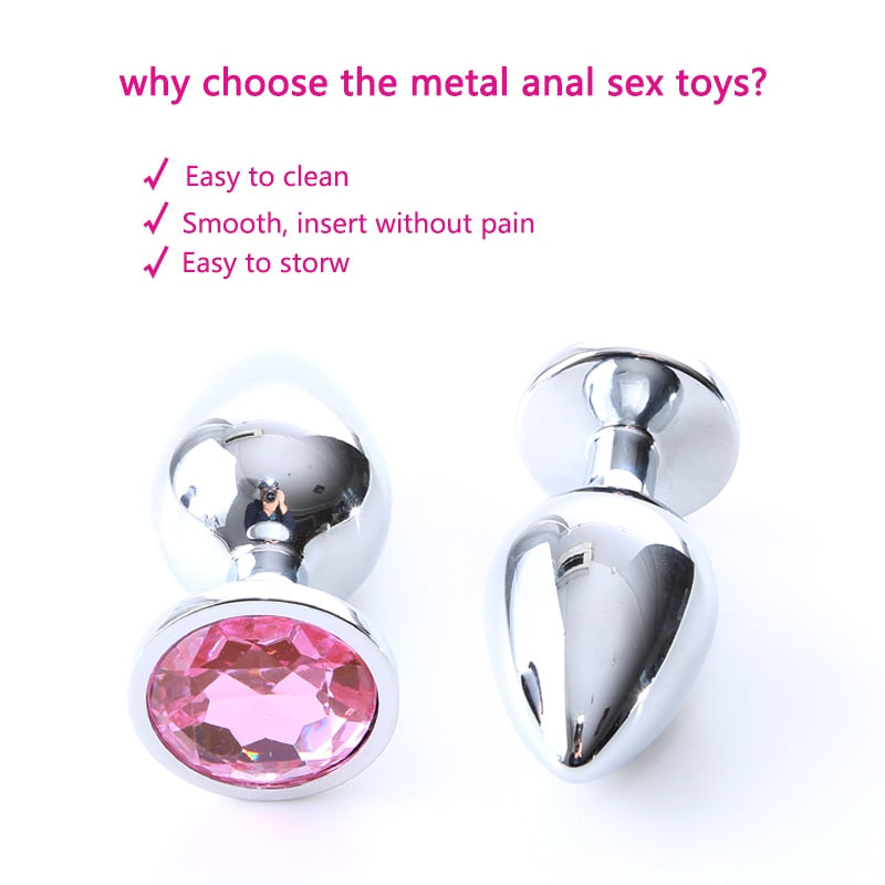 Stainless steel Anal plug