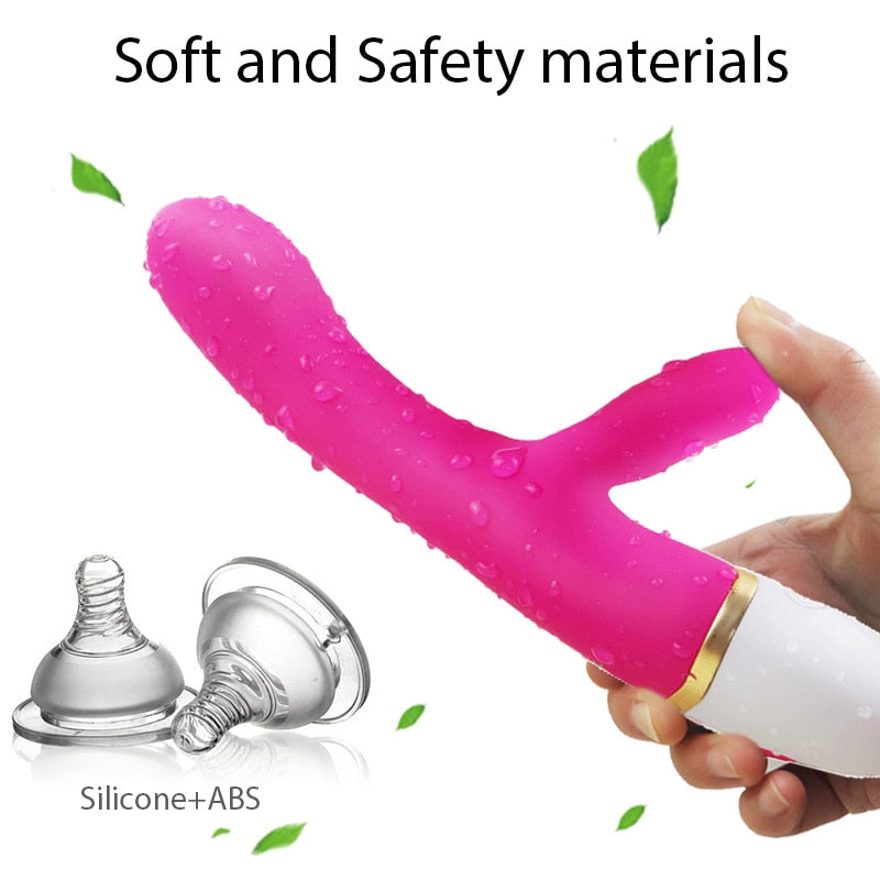 Double Fun-Rabbit Vibrator Rechargable