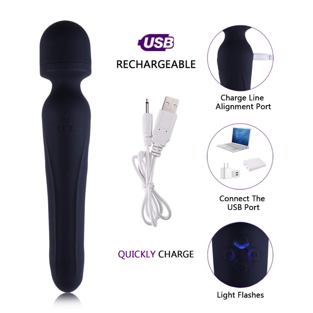 Wand Massager Heating Vibrator
