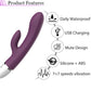 Double Fun-Rabbit Vibrator Rechargable