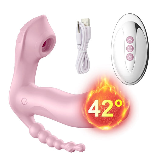 G spot Clitoris Vibrator with Anal Beads
