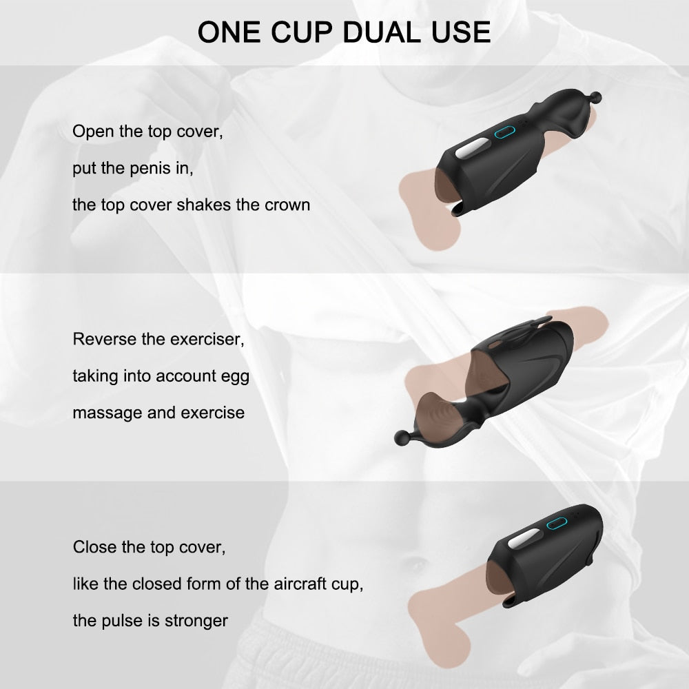 Vibrating Masturbator Cup