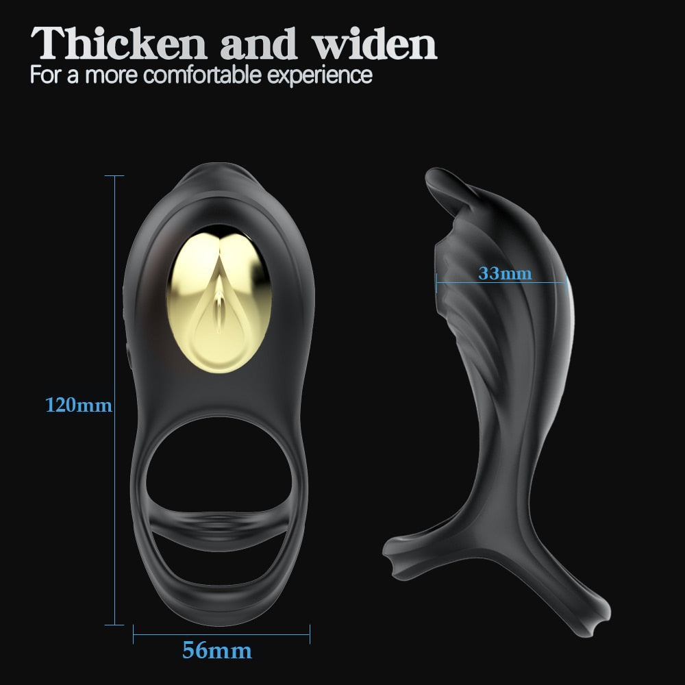 Penis Ring Vibrator for Adult  Remote Contro operated