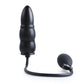 Silicone anal butt plug with pump