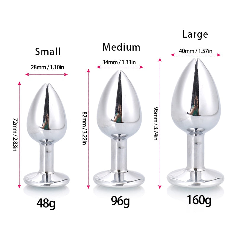 Stainless steel Anal plug